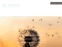 Tablet Screenshot of phelps-consulting.com